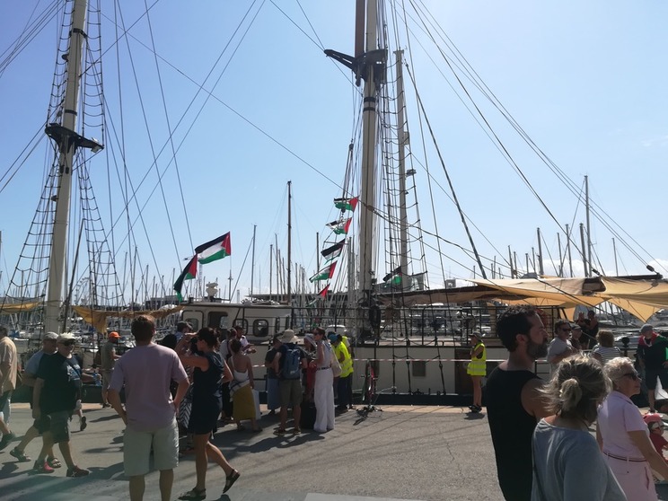 Barco Flotilla de la Libertad