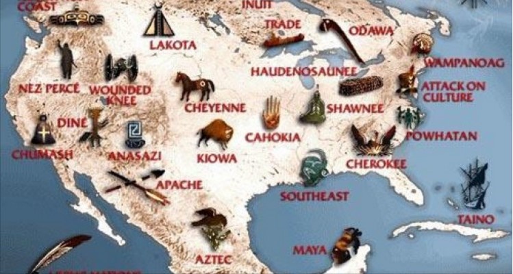 Genocidio a los nativos norteamericanos.